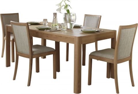 Braemar Dining Table Extending, 4-8 Seater, 120Cm/170Cm - Hills ... regarding Extendable Dining Table For 4 To 8 People
